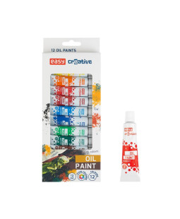 Easy Olejové barvy 12ml, 12 ks