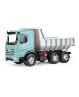 Lena 2148 Giga Trucks sklápěč tyrkys, 70x28x34 cm