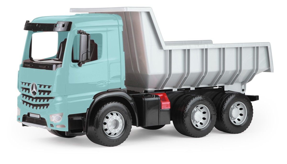 Lena 2148 Giga Trucks sklápěč tyrkys, 70x28x34 cm