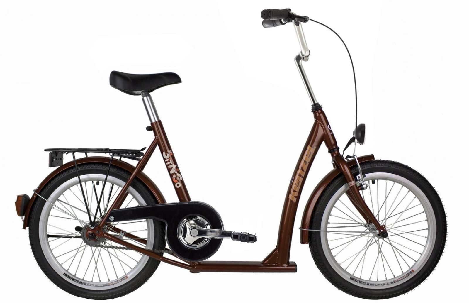 Kenzel Jízdní kolo pro seniory Sit n’go Ceremony 1spd 20" 2026 hnědé