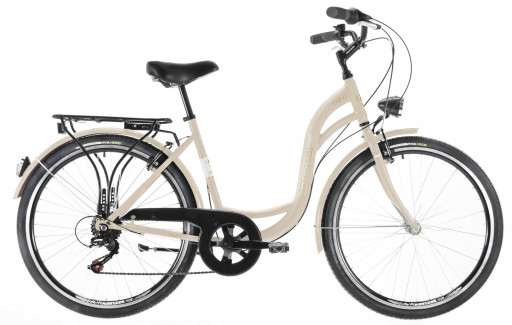Kenzel Městské kolo Dream Royal 6spd 24" 2022 béžová