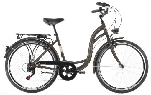 Kenzel Městské kolo Dream Royal 6spd 24" 2022 šedá