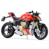 Maisto Ducati Super Naked V4 S Červená 1:18