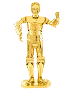 METAL EARTH 3D puzzle Star Wars - C-3PO (zlatý)