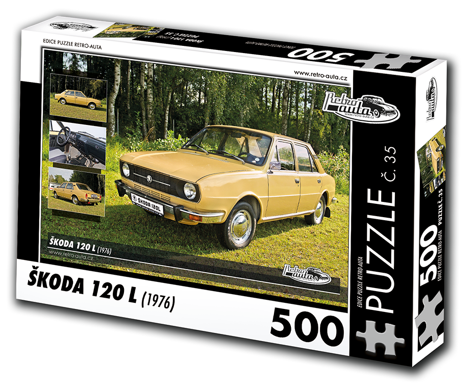 Puzzle č. 35, Škoda 120 L (1976) 500 dílků