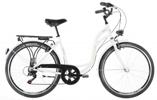 Kenzel Městské kolo Dream Royal 6spd 26" 2022 bílé