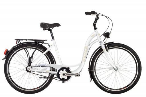 Kenzel Městské kolo Dream Classic 3spd 26" 2022 bílé