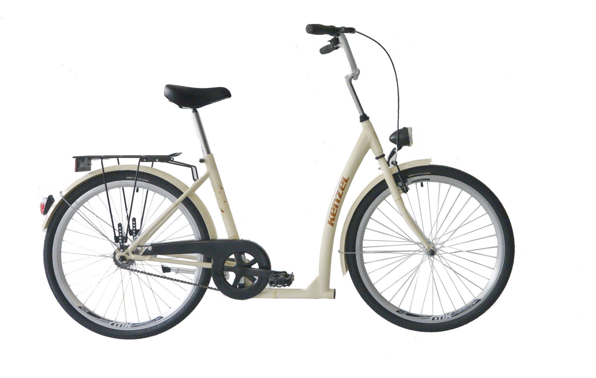 Jízdní kolo pro seniory Kenzel Sit n’go Ceremony 1spd 26" 2026 béžovo-hnědé