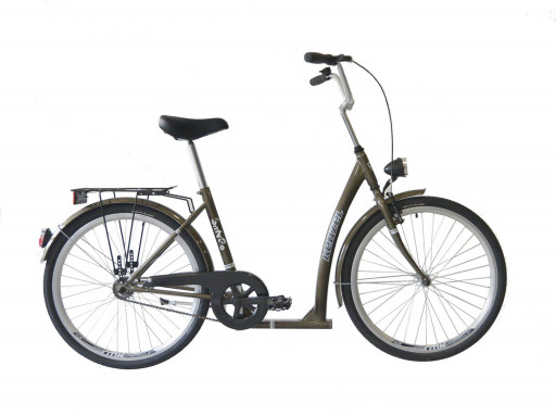 Kenzel Městské kolo Sit n’go Ceremony 1spd 26" 2022 šedé