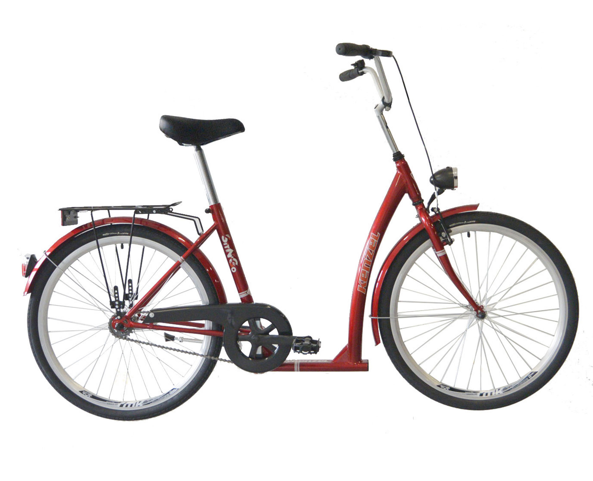 Jízdní kolo pro seniory Kenzel Sit n’go Ceremony 1spd 26" 2026 bordové