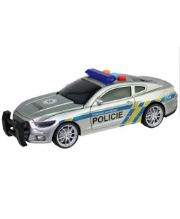 Made policejní auto na setrvačník se zvukem, 17cm