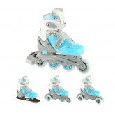 Nils Extreme NH18331 Dětské brusle 4v1 Modré, vel.M (35-38)