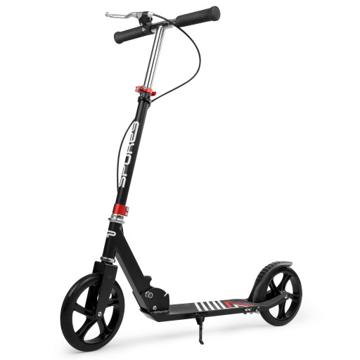 Spokey AYAS PLUS Koloběžka s ruční brzdou, kolečka 200 mm, černá