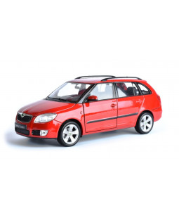 Welly Škoda Fabia Combi Červená (2009) 1:24