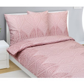 Bellatex Povlečení bavlněný satén, Starorůžový ornament- 140x200, 70x90cm