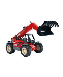 Bruder 2125 Červený nakladač Manitou MLT 633