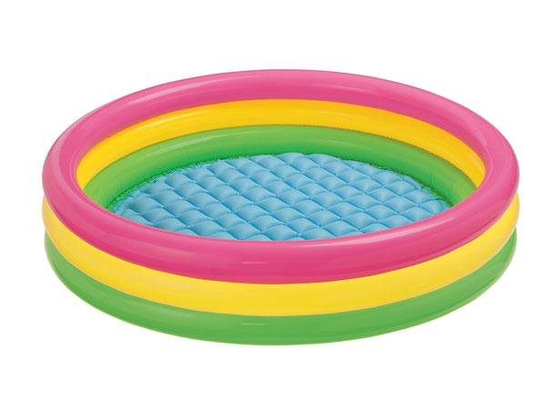 INTEX Kulatý dětský bazén Soft Dno 114x25 cm