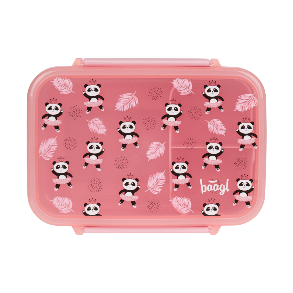 BAAGL Box na svačinu s přihrádkami Panda