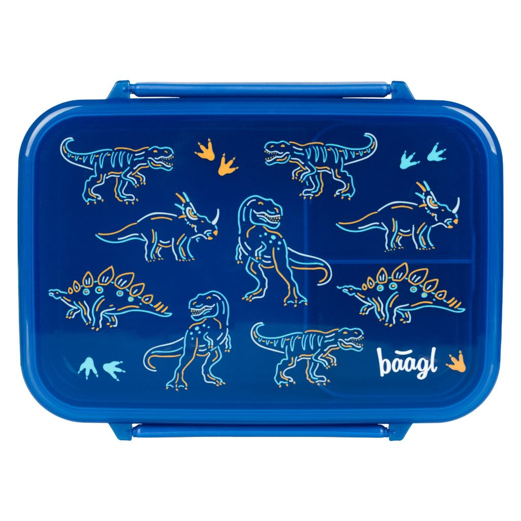 BAAGL Box na svačinu s přihrádkami Dino