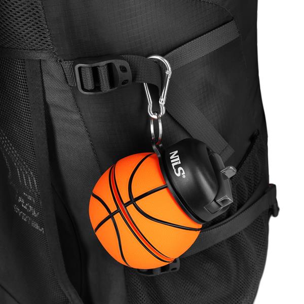 Skládací silikonová láhev NILS Camp NC4104, 550ml, basketbal