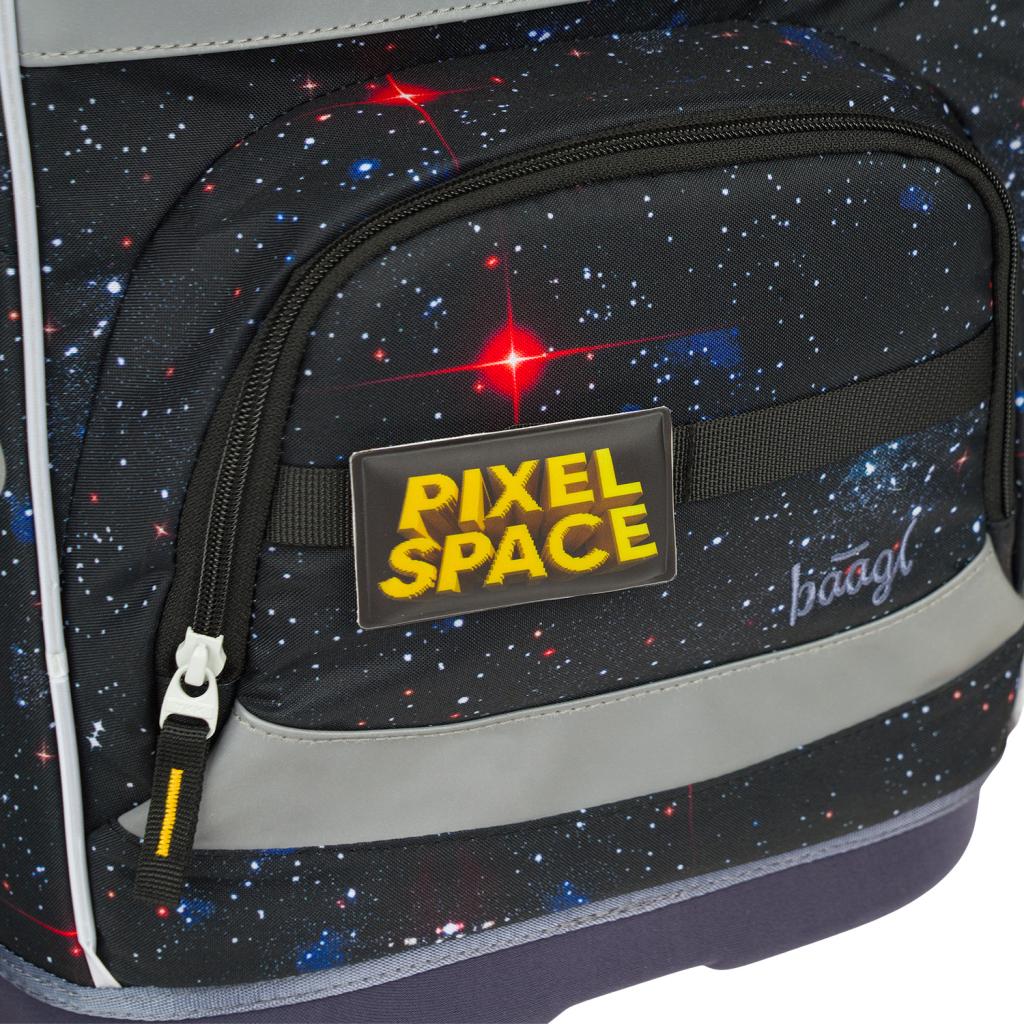 BAAGL Školní aktovka Zippy plus Pixel Space