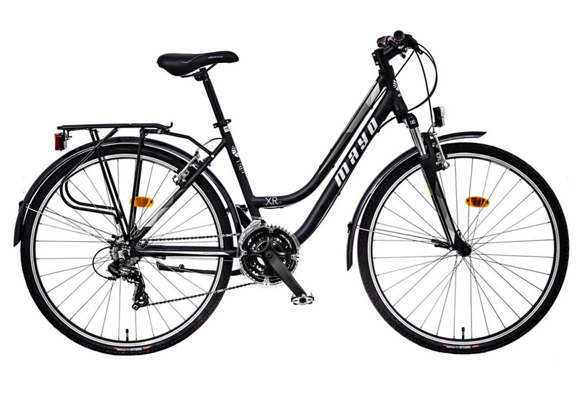 Mayo XR Basic Trek Low Dámské trekové kolo, černo-šedé