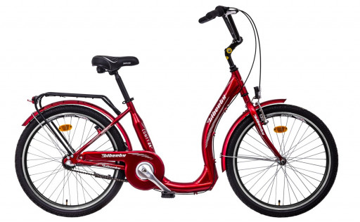 LIBERTY Městské kolo COMFY 24" AL 3spd 2022 Červená
