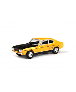 Cararama Ford Capri RS 1970 Yellow 1:43