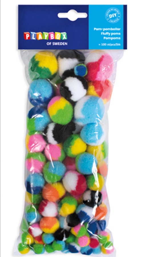 Playbox Bambulky dvoubarevné 100ks