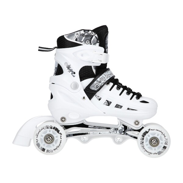 Nils Extreme NH10905 Kolečkové brusle 4v1, bílé, vel.M (35-38)