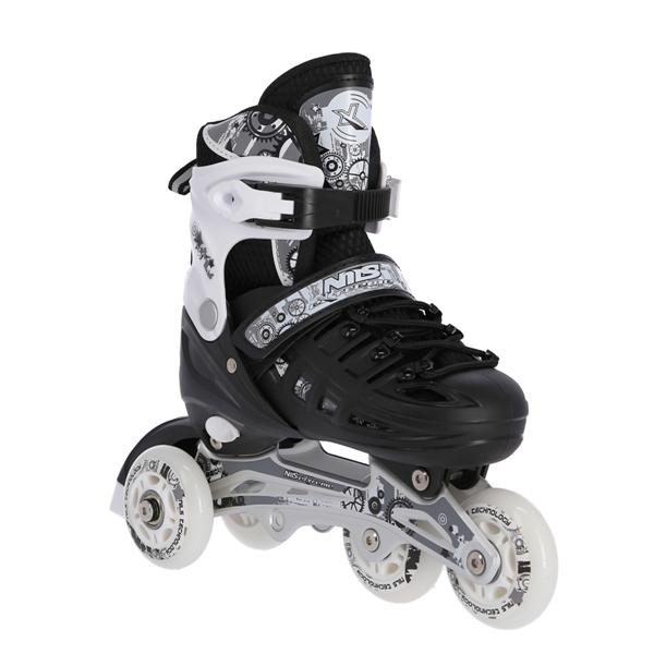 Nils Extreme NH10905 Kolečkové brusle 4v1, černé, vel.M (35-38)