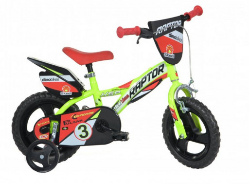 Dino Bikes Dětské kolo 612L-RP Raptor 12 neon yellow