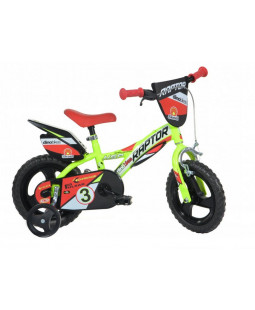 Dino Bikes Dětské kolo 612L-RP Raptor 12 neon yellow