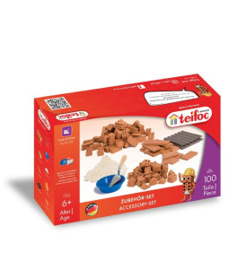 Stavebnice Teifoc Sada cihliček II. 100ks