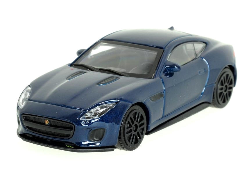 Bburago Street Fire Collezione Jaguar F Type R, modrý 1:43