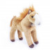 Eco Friendly Plyšový kůň stojící světle hnědý 28 cm