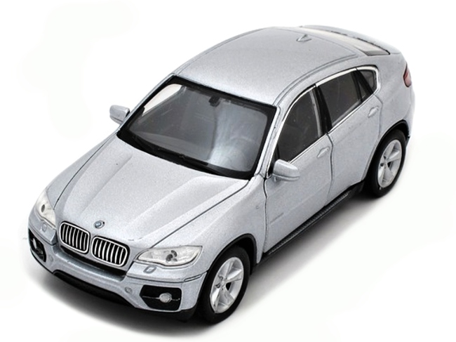 Welly BMW X6, Stříbrné 1:34-39