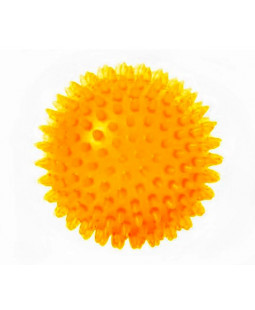 Masážní míč ježek 90 mm, Žlutý