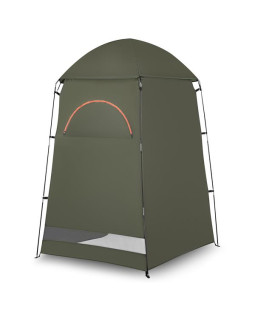 NILS Camp NC3025 Skládací převlékací a sprchovací kabina, zelená
