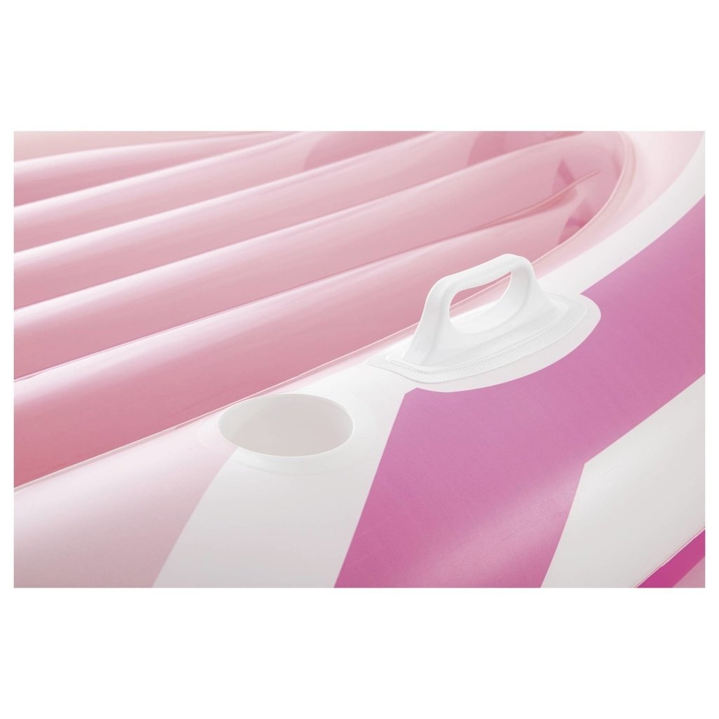 Intex 57804 Nafukovací lehátko PINK PARADISE BOAT FLOAT, 244x119x97cm