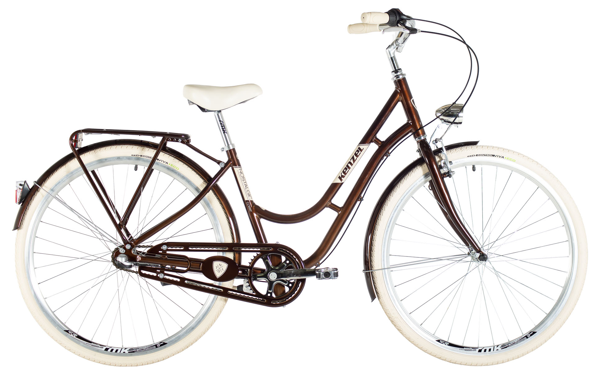 Kenzel Jízdní kolo Nostalgic Classic 3spd 28" 2026 hnědo-béžová