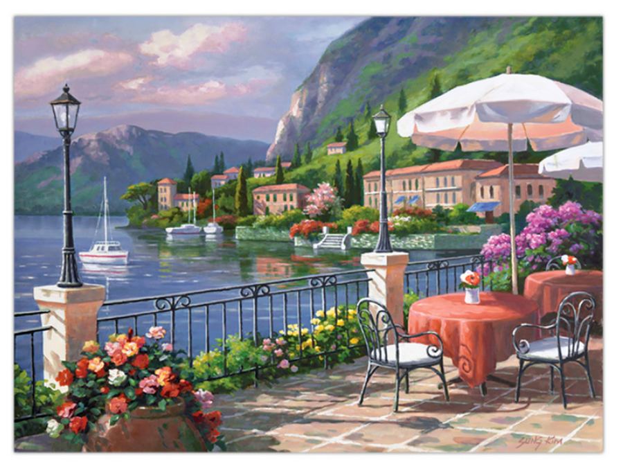 Royal Langnickel malování podle čísel - Pohoda u jezera 40x30cm