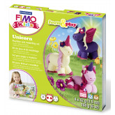 FIMO sada kids Form & Play Jednorožci, 4 x 42g