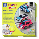 FIMO sada kids Form & Play Policejní auta, 4 x 42g