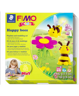 FIMO sada kids Form & Play Šťastné včelky, 4 x 42g