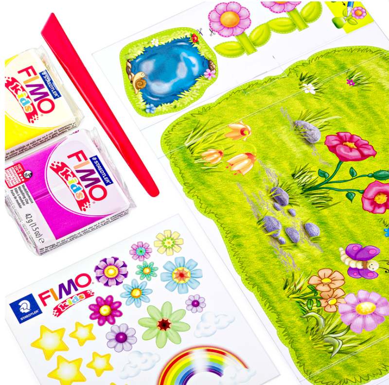 FIMO sada kids Form & Play Šťastné včelky, 4 x 42g