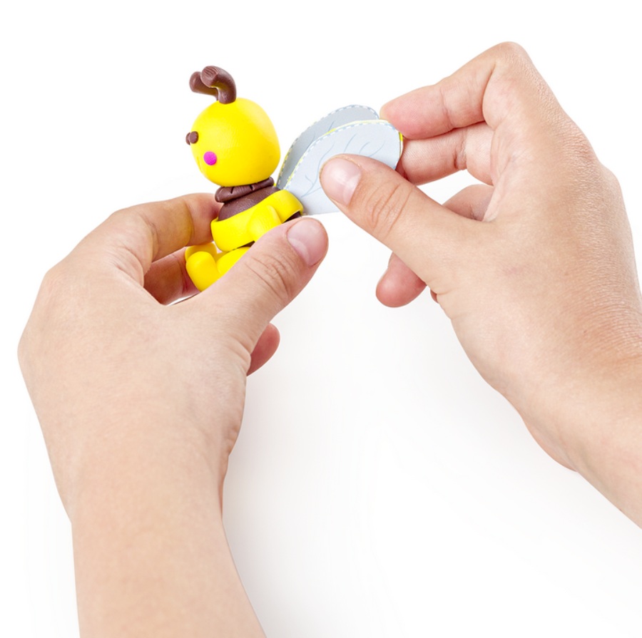 FIMO sada kids Form & Play Šťastné včelky, 4 x 42g