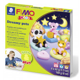 FIMO sada kids Form & Play Zasnění pejsci, 4 x 42g