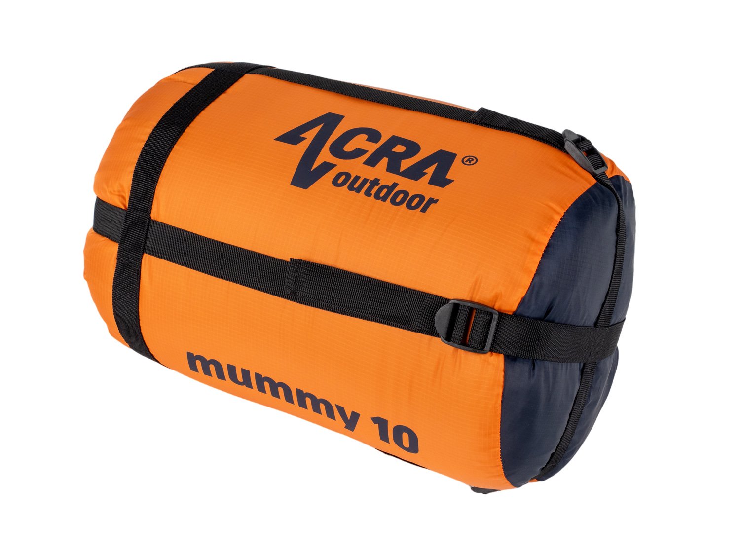 Acra spací pytel Mummy 10, oranžový, 220 cm