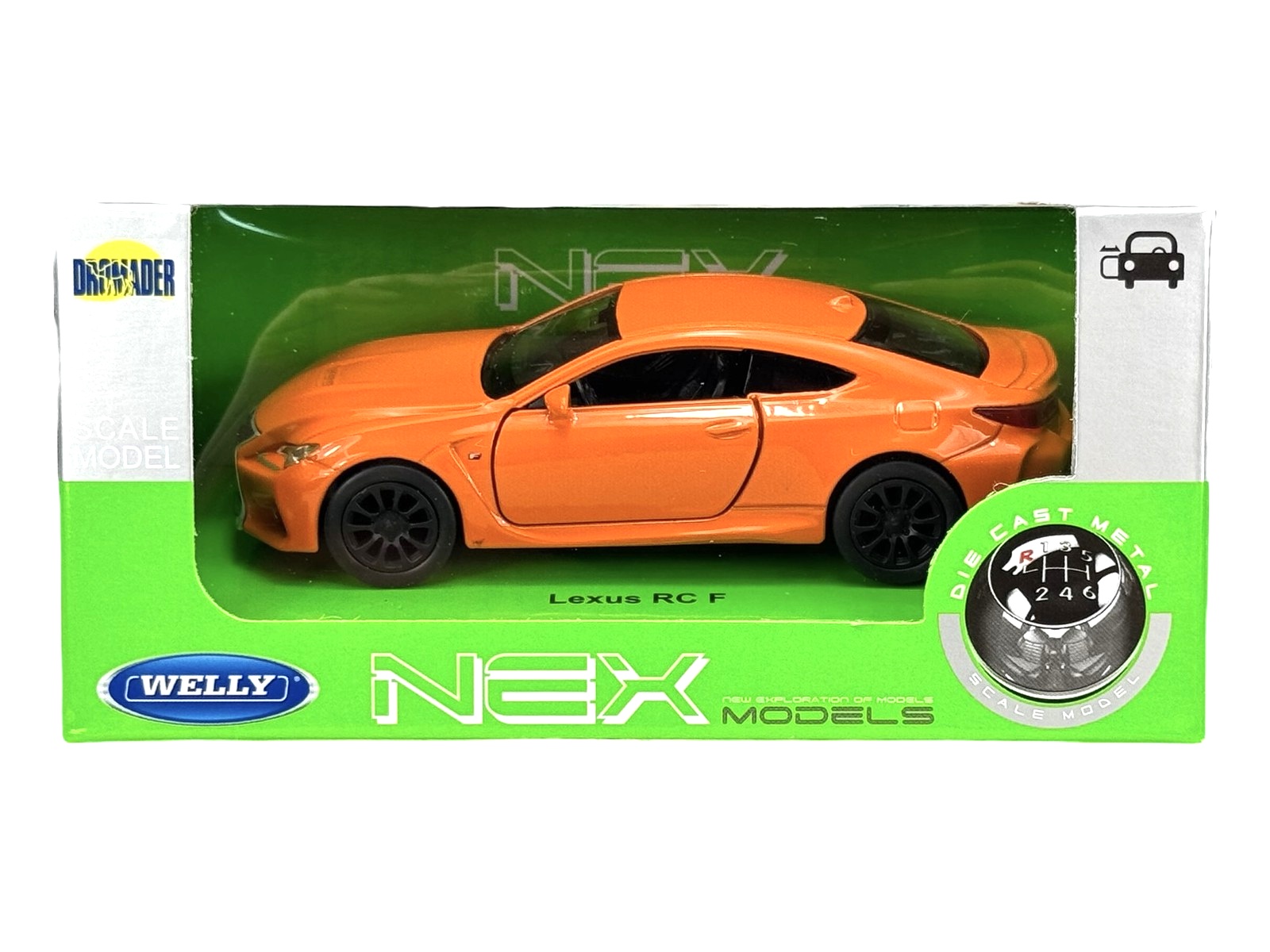 Welly Lexus RC F oranžový, 1:34-39